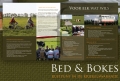 grafische vormgeving Brochure voor Bed en Bokes